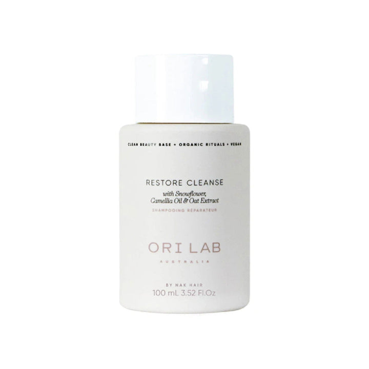 NAK Hair ORI Lab RESTORE Cleanse Shampoo TRAVEL 100ml - Kess Hair and Beauty