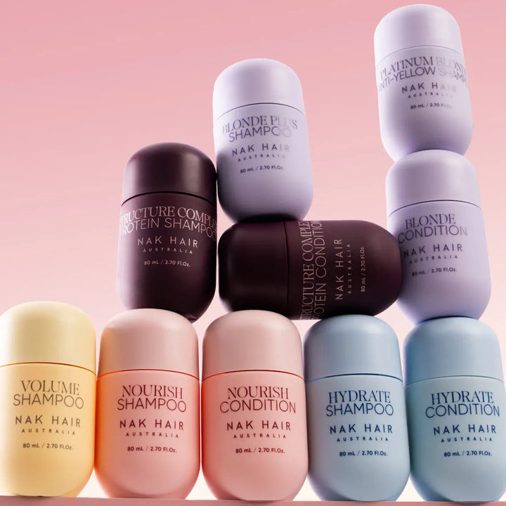 Nak Signature Platinum Blonde Anti-Yellow Shampoo Travel Size 80ml