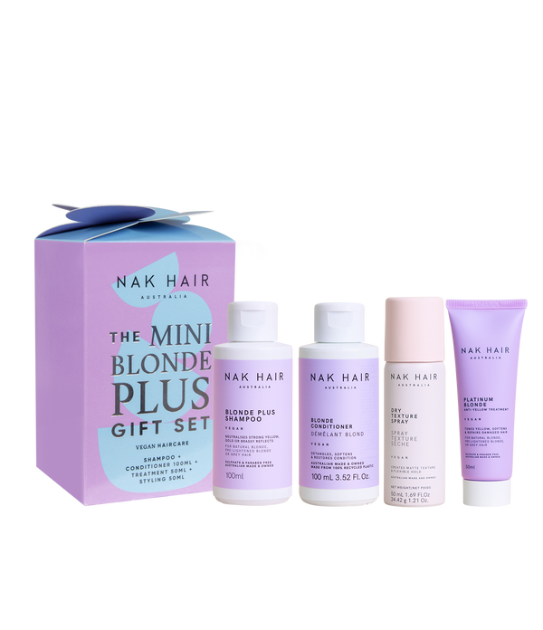 Nak The Mini Blonde Plus Gift Set Travel Set - Kess Hair and Beauty