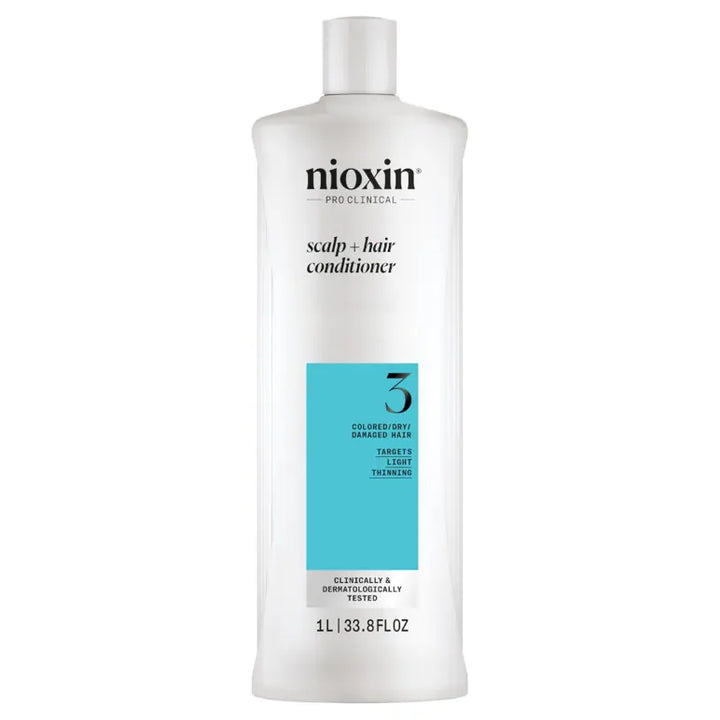 Nioxin System 3 - 1 Litre Duo For Coloured Hair With Light Thinning