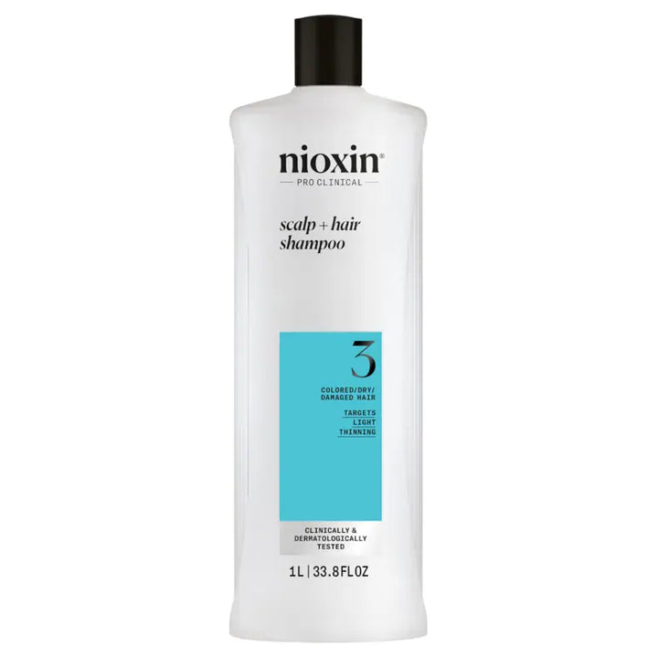 Nioxin System 3 - 1 Litre Duo For Coloured Hair With Light Thinning