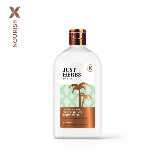 Just Herbs - Nourishing Body Milk with Coconut and Almond 300ml