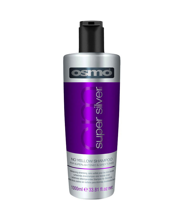 Osmo Super Silver No Yellow Shampoo 1000ml - Kess Hair and Beauty