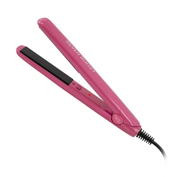 Silver Bullet Mini Hair Straightener - Pink - Kess Hair and Beauty