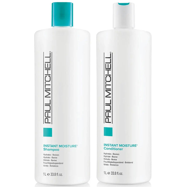 Paul Mitchell Instant Moisture Shampoo & Conditioner 1000ml Duo