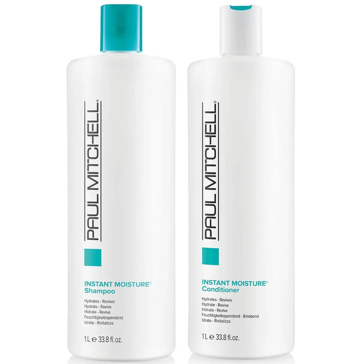 Paul Mitchell Instant Moisture Shampoo & Conditioner 1000ml Duo