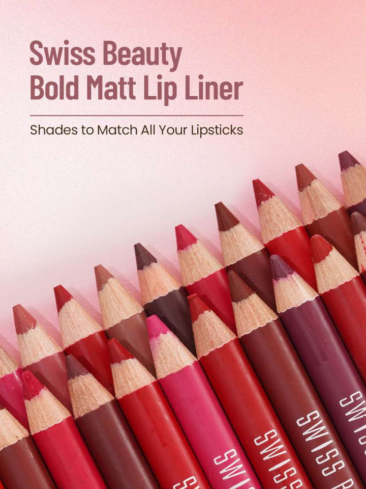 Swiss Beauty - Bold Matt Lipliner Orange Red