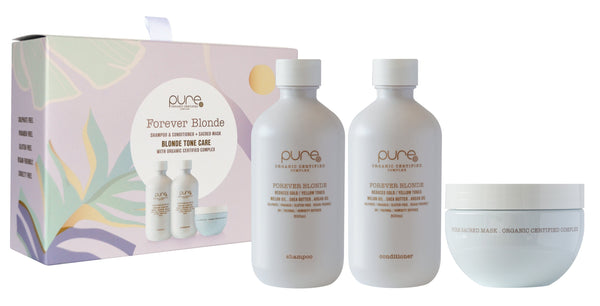 Pure Organic Forever Blonde Trio Gift Set - Kess Hair and Beauty