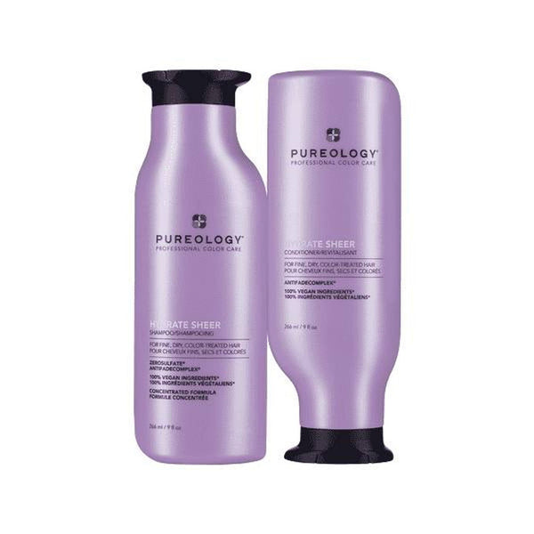 Pureology HYDRATE SHEER Shampoo & Conditioner Bundle - Kess Hair and Beauty