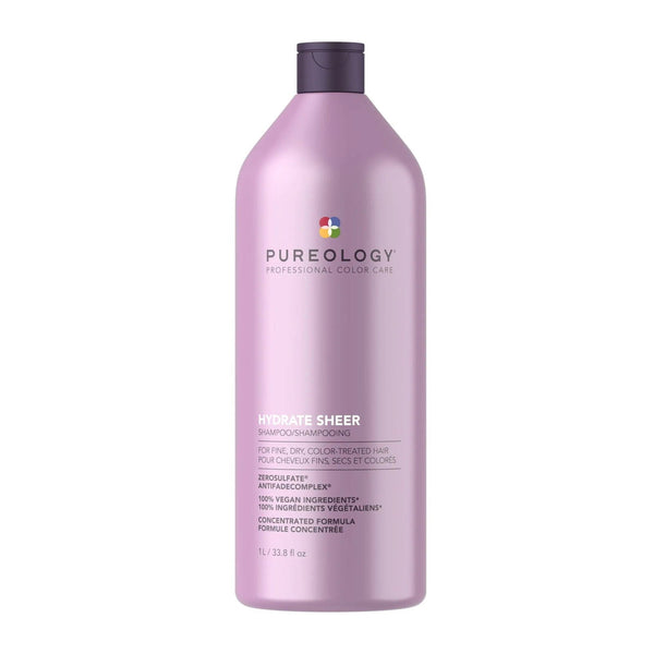 Pureology Hydrate Sheer Shampoo 1000ml - Kess Hair and Beauty