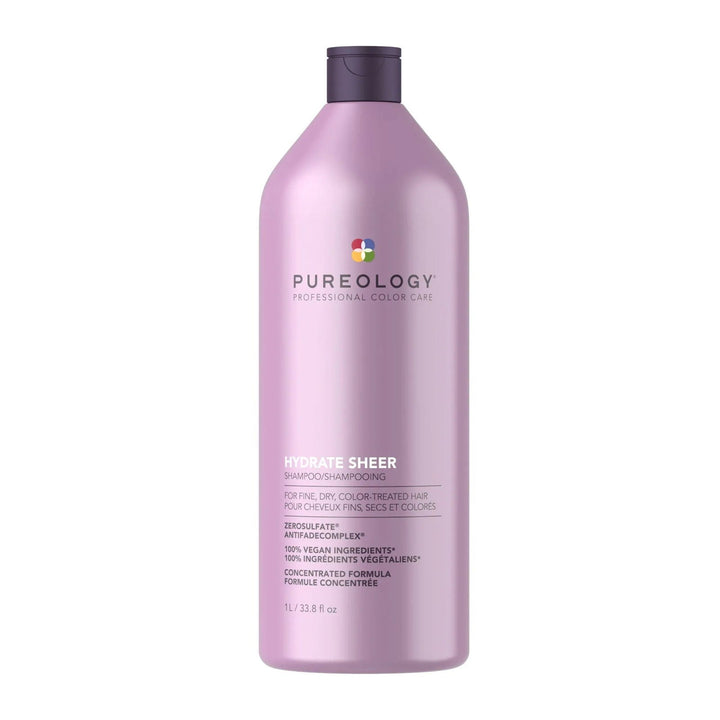 Pureology Hydrate Sheer Shampoo 1000ml - Kess Hair and Beauty