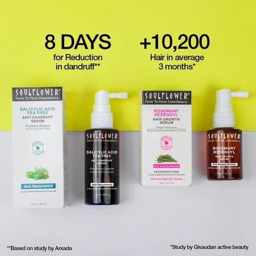 SoulFlower - Anti Dandruff 50ml + Hair Growth Treatment 30ml