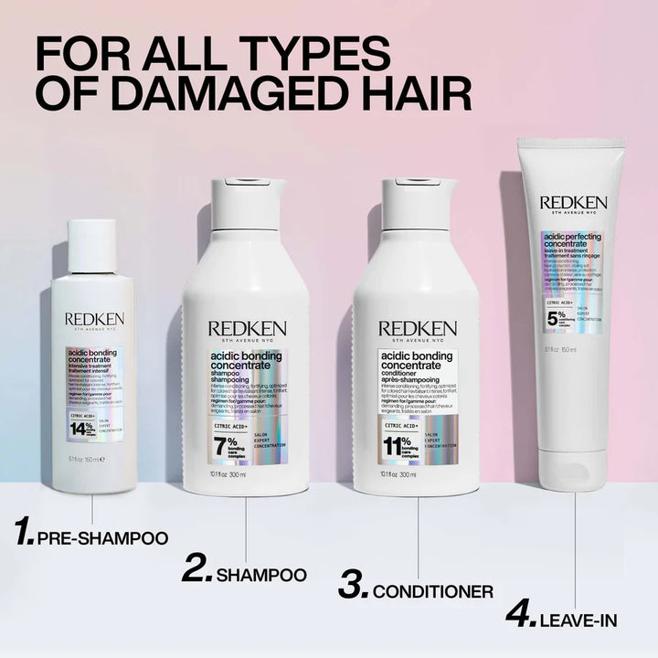 Redken Acidic Bonding Concentrate Shampoo 300ml - Kess Hair and Beauty