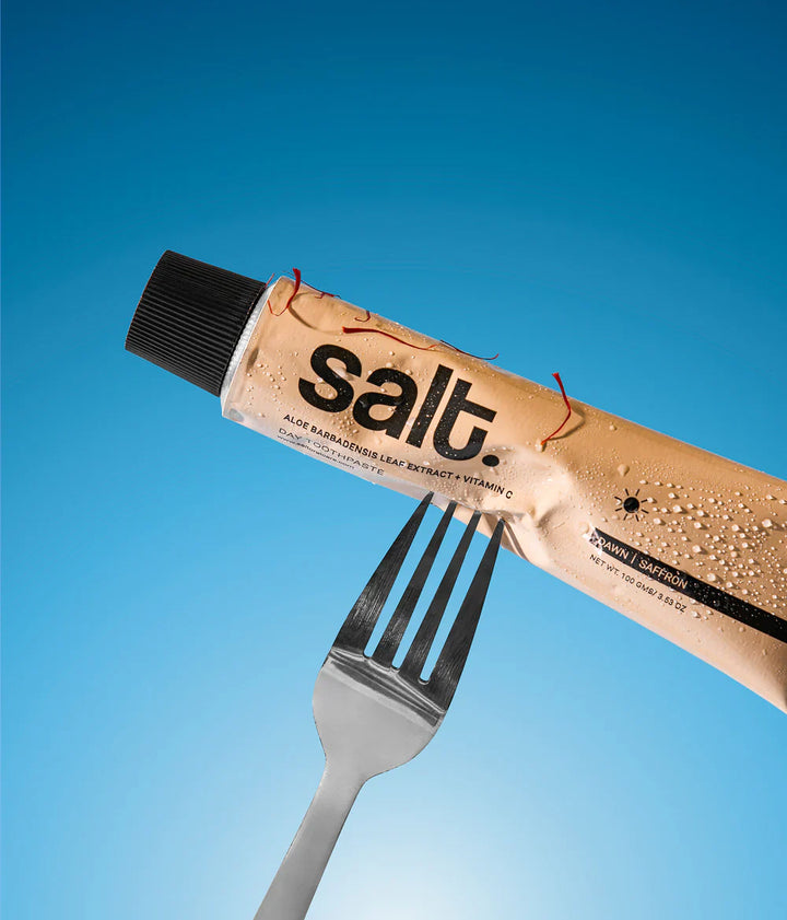 Salt Oral Care - Aloe Barbadensis Leaf Extract + Vitamin C Dawn Saffron Day Toothpaste 100g