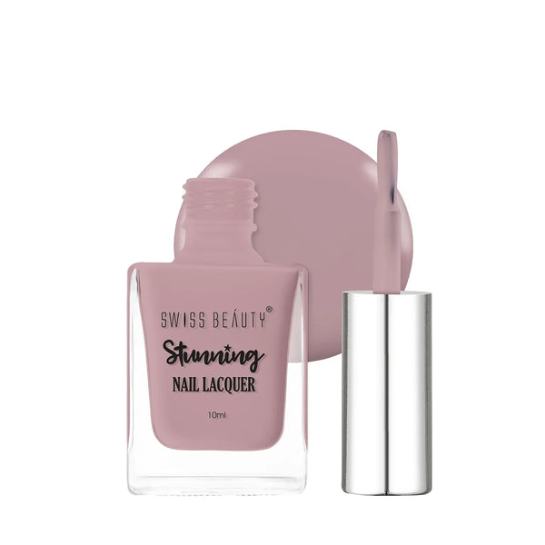 Swiss Beauty Stunning Nail Lacquer Shade No. 04 Brown Teddy