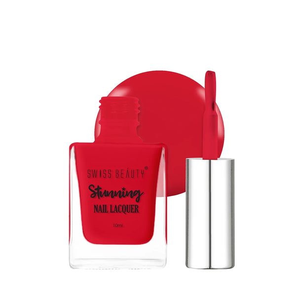 Swiss Beauty Stunning Nail Lacquer Shade No. 17 Exotic Red
