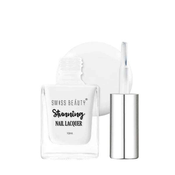 Swiss Beauty Stunning Nail Lacquer Shade No. 23 Glam White