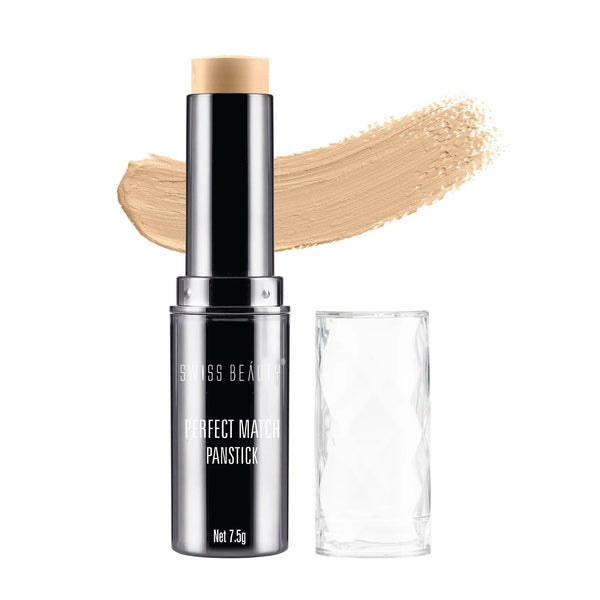 Swiss Beauty Perfect Match Panstick -  Foundation cum Concealer 02 Creamy Ivory