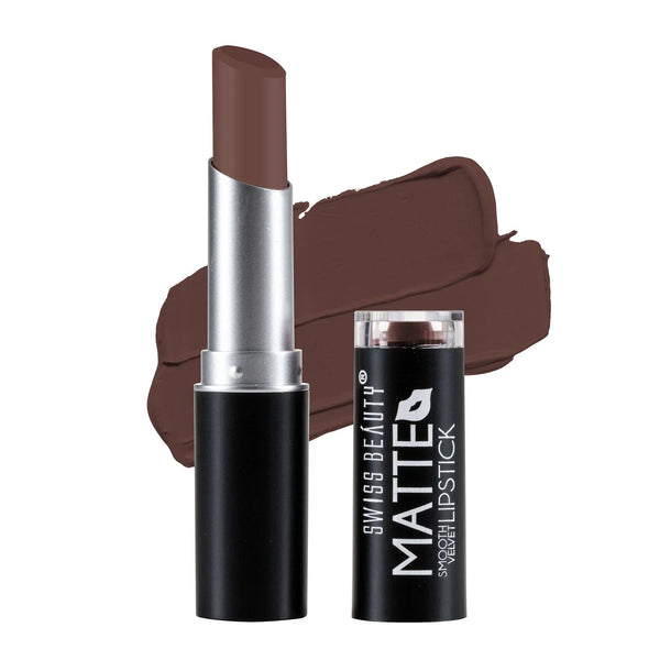 Swiss Beauty Smooth Velvet Lipstick Matte Shade No. 03 Hazelnut