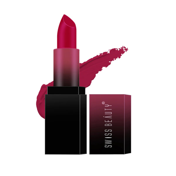 Swiss Beauty HD Matte Lipstick Shade No. 17 Fresh Red