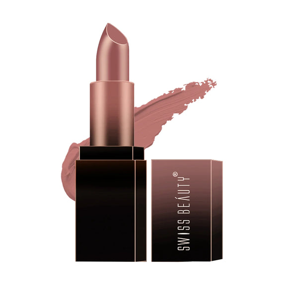 Swiss Beauty HD Matte Lipstick - Nude Affair