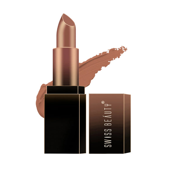 Swiss Beauty HD Matte Lipstick  Shade No. 27 Cookie Crunch