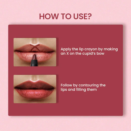 Swiss Beauty - Stay On Lip Crayon Matte Finish for 12hr Shade No. 16 Night Out