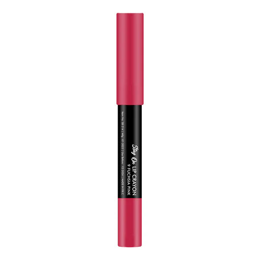 Swiss Beauty - Stay On Lip Crayon Matte Finish for 12hr Shade No. 09 Fuchsia Pink