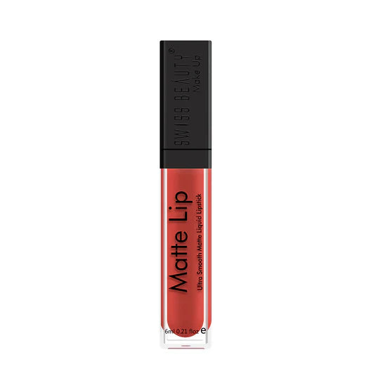 Swiss Beauty - Matte Lip Liquid Lipstick Shade No. 07 Ruby Red