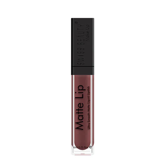 Swiss Beauty - Matte Lip Liquid Lipstick Shade No. 10 Cookie
