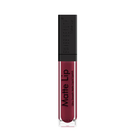 Swiss Beauty - Matte Lip Liquid Lipstick Shade No. 16 Epic Magenta