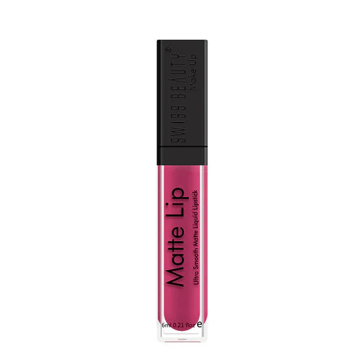 Swiss Beauty - Matte Lip Liquid Lipstick Shade No. 30 Fuchsia Pink