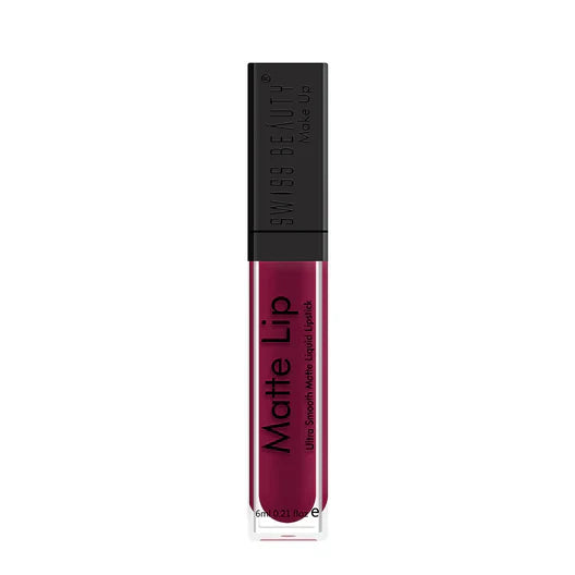 Swiss Beauty - Matte Lip Liquid Lipstick Shade No. 33 Wine