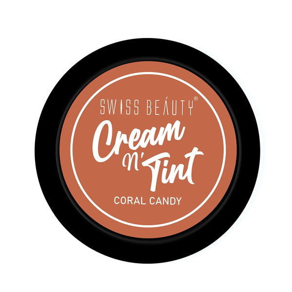 Swiss Beauty - 3-in-1 Lip and Cheek Cream N' Tint Coral Candy