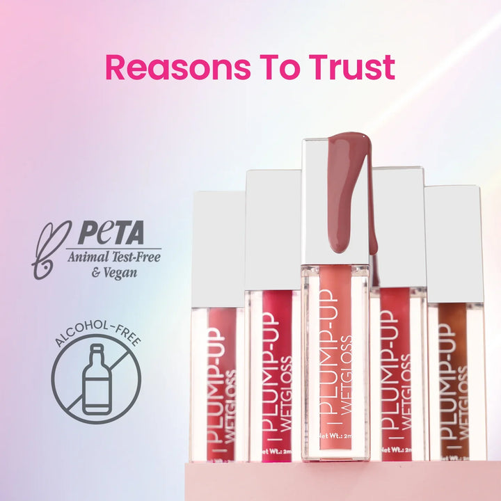 Swiss Beauty - Plump-up WetGloss Shade No. 08 Deep Desire