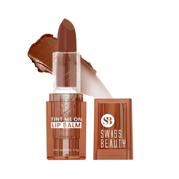 Swiss Beauty Tint Me On Lip Balm Shade No. 01 Mauve Muffin