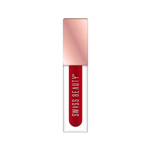 Swiss Beauty - Hold Me Matte Liquid Lipstick Shade No. 21 Lover Boy Red