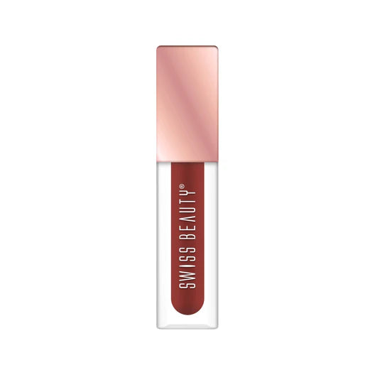 Swiss Beauty - Hold Me Matte Liquid Lipstick Shade No. 23 Naked Brown