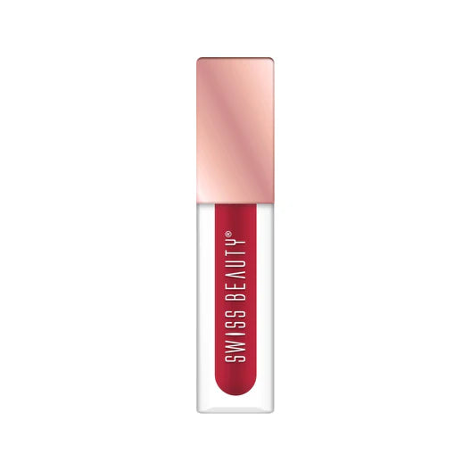 Swiss Beauty - Hold Me Matte Liquid Lipstick Shade No. 27 Bite Me Red