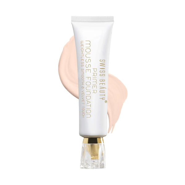 Swiss Beauty Primer Mousse foundation Shade No. 01 White-Ivory
