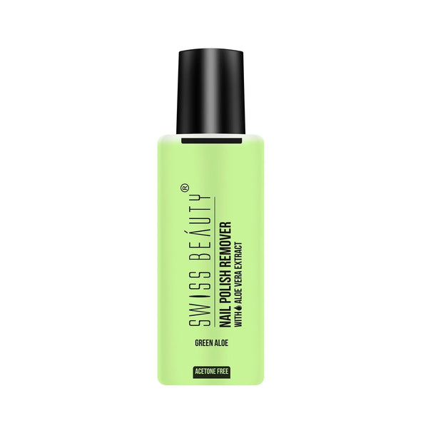 Swiss Beauty Nail Polish Remover Shade No. 01 Green Aloe