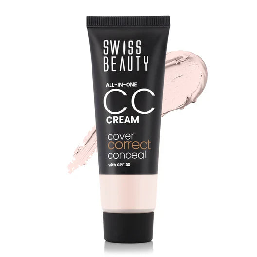 Swiss Beauty - All-In-One CC Cream Light Ivory Shade No. 1