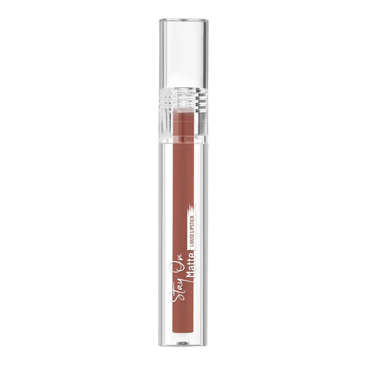 Swiss Beauty - Stay On Matte Liquid Lipstick Shade No. 01 Brown Syrup