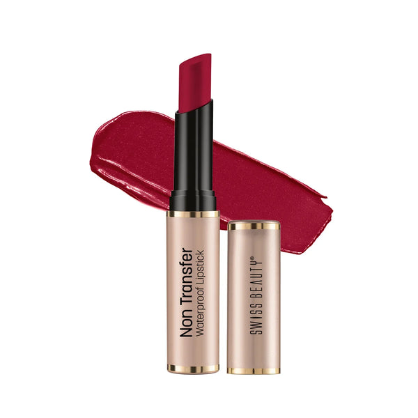 Swiss Beauty Non-Transfer Smooth & Waterproof Lipstick Shade No. 11 Magic-Maroon
