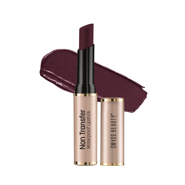 Swiss Beauty Non-Transfer Waterproof Lipstick - Mulberry Villain