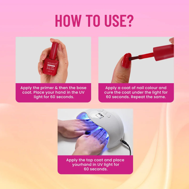 Swiss Beauty - Professional UV Gel Polish Shade No. 08