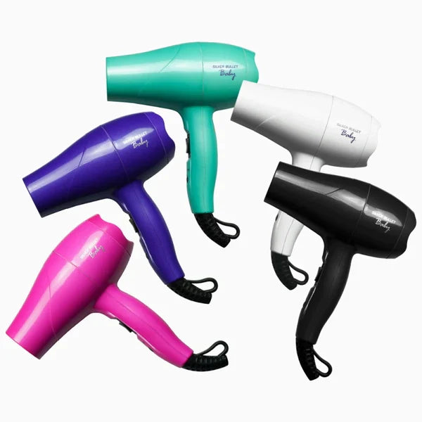 Silver Bullet Metallic Baby Travel Hair Dryer - Kess Hair and Beauty