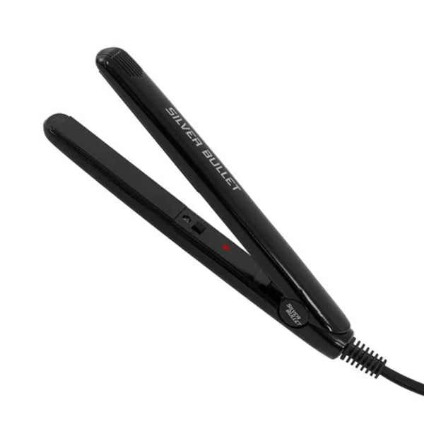 Silver Bullet Mini Hair Straightener - Black - Kess Hair and Beauty