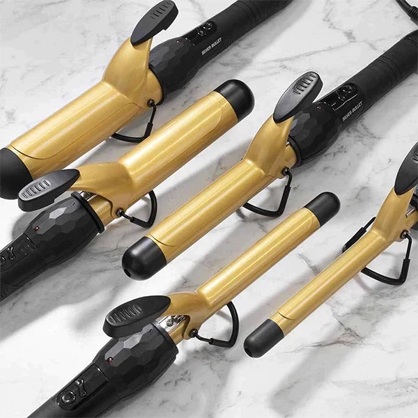 Silver Bullet Fastlane Ceramic Gold Curling Iron-32mm - Kess Hair and Beauty