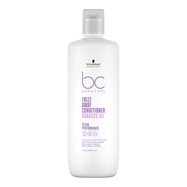 Schwarzkopf Professional BC Clean Performance Babassu Oil Frizz-Away Conditioner 1000ml